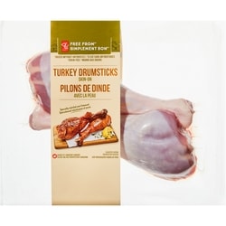 le Choix du Président Pilons de dinde avec la peau Simplement bon 15,19 $/1kg 6,89 $/1lb