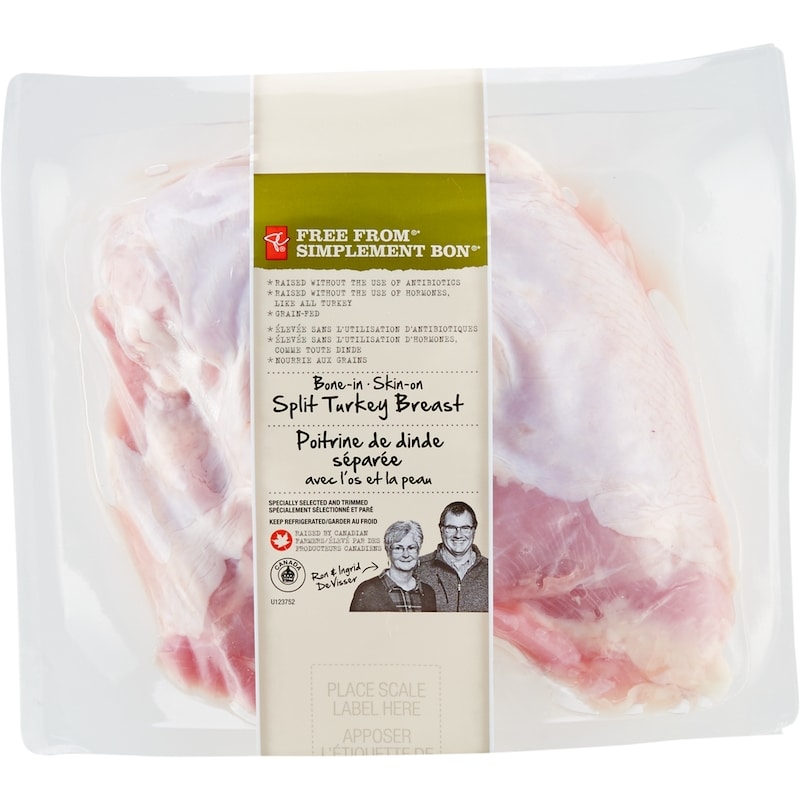 Free From Split Turkey Breast