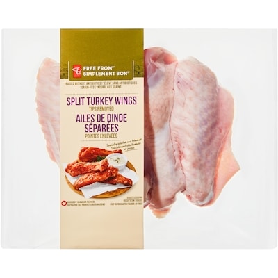 President's Choice Free From Split Turkey Wings $13.21/1kg $5.99/1lb