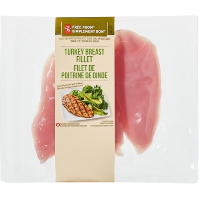 President's Choice Free From Turkey Breast Fillet $25.33/1kg $11.49/1lb