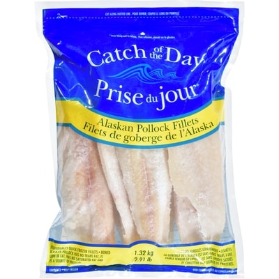 High Liner Alaskan Pollock Fillets 1.32 kg, $1.21/100g