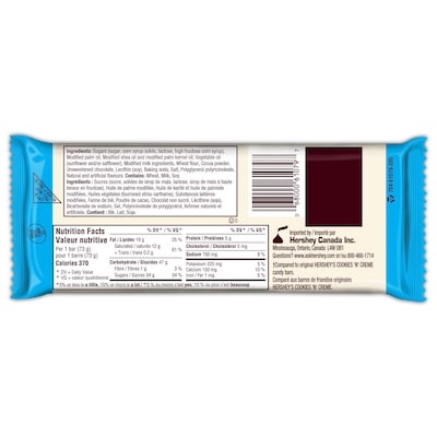 Barre De Friandise Grand Format Cookies 'N' Crème De