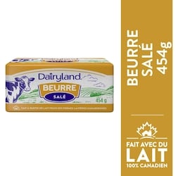 Dairyland Beurre crémeux salé 454 g, 1,21 $/100g