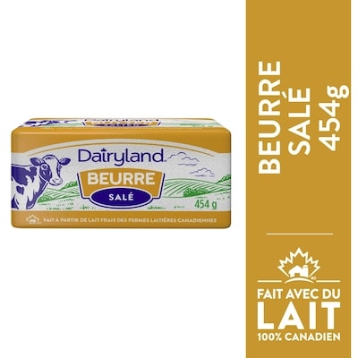 Dairyland Beurre crémeux salé 454 g, 1,52 $/100g