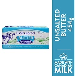 Dairyland Creamery Butter Unsalted 454 g, $1.21/100g