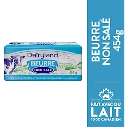 Dairyland Beurre crémeux non salé 454 g, 1,21 $/100g