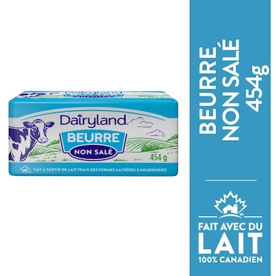 Dairyland Beurre crémeux non salé 454 g, 1,52 $/100g