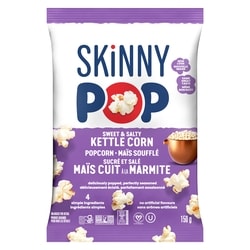 SkinnyPop Popcorn Popcorn Sweet & Salty Kettle 150 g, $2.67/100g