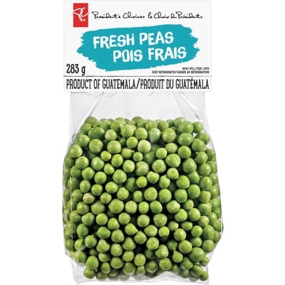 President's Choice Shelled English Peas 283 g, $2.12/100g