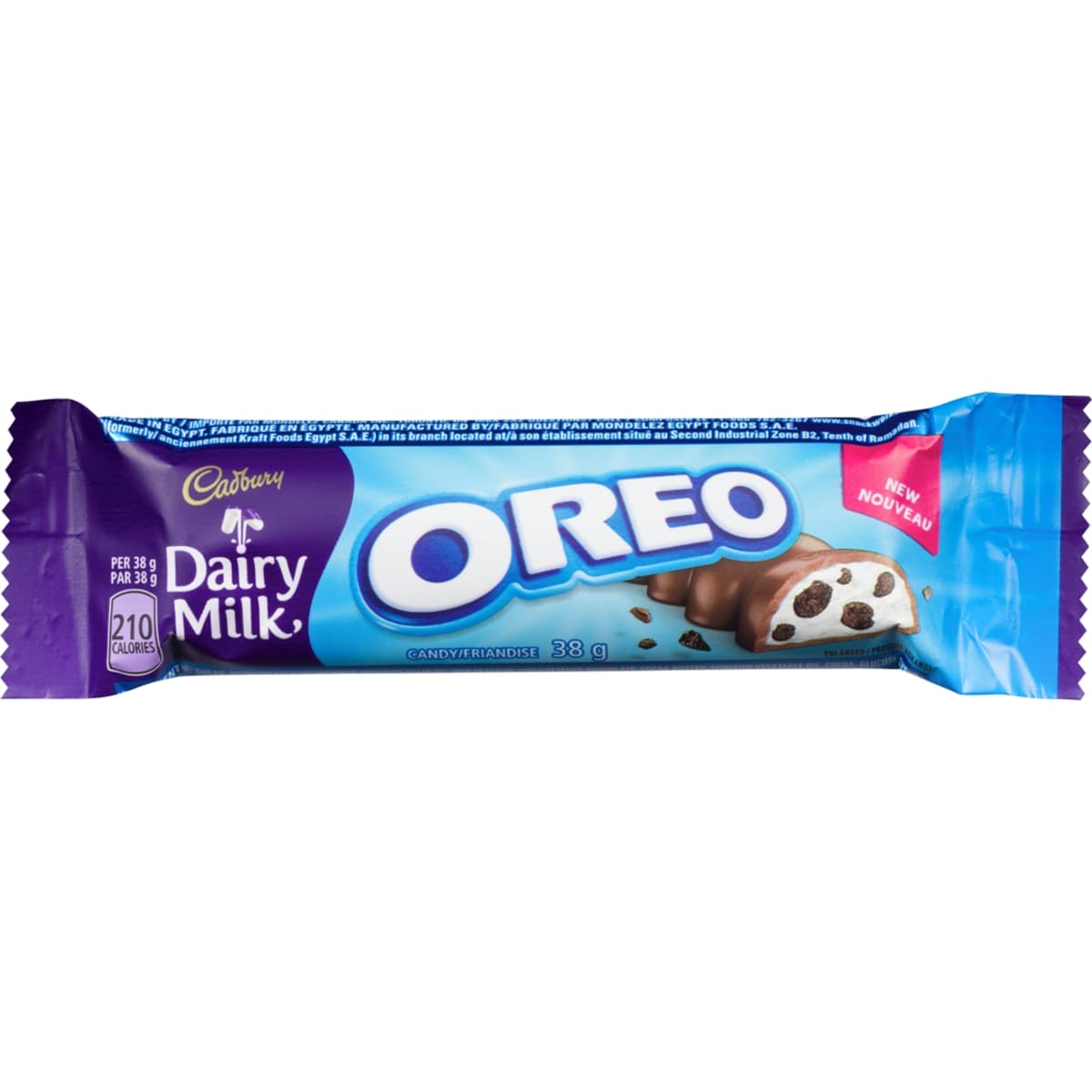 Cadbury Dairy Milk Oreo Chocolate Bar 12x38.0 g, $4.05/100g