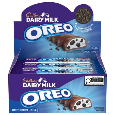Cadbury Dairy Milk OREO Chocolatey Bar Pack of 12 12x38.0 g, $4.16/100g