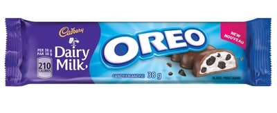 Cadbury Dairy Milk Oreo Chocolate Bar 38 g, $5.24/100g