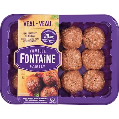 null Seasoned Veal Meatballs $22.02/1kg $9.99/1lb