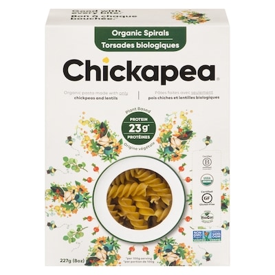 Chickapea Spirals Pasta      227 g, $3.08/100g