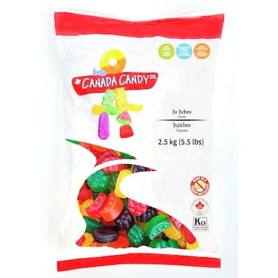 Canada Candy Co Candy, Jubes $0.49/100g $4.90/1kg