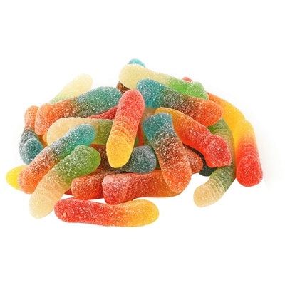 Canada Candy Co Sour Atmic Neon Worm $1.21/100g $5.49/1lb