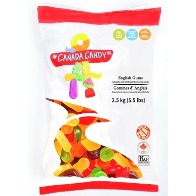 Canada Candy Co Friandises Wine Gums 0,79 $/100g 3,58 $/1lb