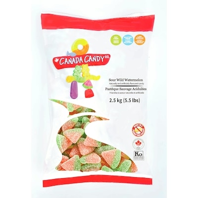 Canada Candy Co Candy, Sour Wild Watermelon $0.79/100g $7.90/1kg