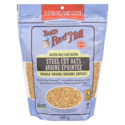 Bobs Red Mill Steel Cut Oats Whole Grain Gluten Free 680 g, $1.25/100g