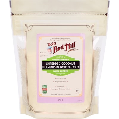 Bobs Red Mill Shredded Coconut Unsweetened 340 g, $2.64/100g