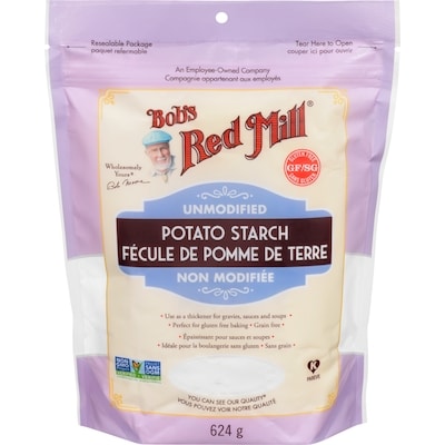 Bobs Red Mill Potato Starch Unmodified 624 g, $1.28/100g