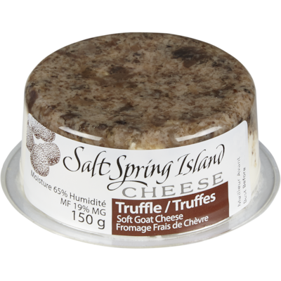 Saltspring Soft Goat Cheese Truffle 19% Mf 150 g, $12.66/100g