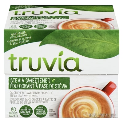 Truvia Calorie-Free Sweetener from the Stevia Leaf Sachets/Packets 160 g, $6.24/100g