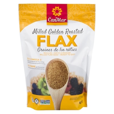 CanMar Milled Golden Roasted Flax Seed   425 g, $1.17/100g