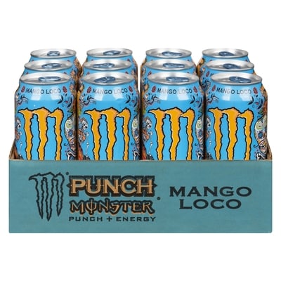 Monster Energy Punch Mango Loco 12x473.0 ml, $0.45/100ml