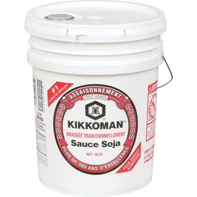 Kikkoman Sauce soya 18.9 l, 0,44 $/100ml