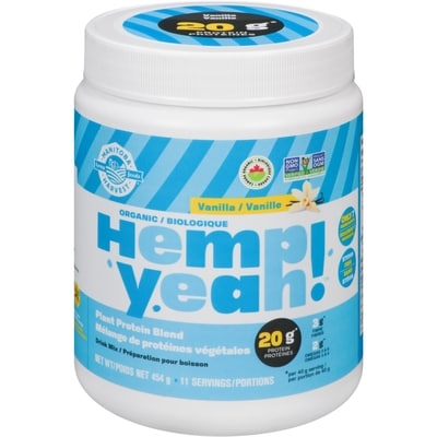 Manitoba Harvest Hemp Yeah! Préparation pour Boisson Biologique Vanille 454 g, 7,27 $/100g