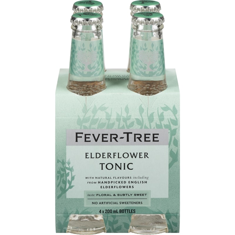 GMIS183○Fredericia / フレデリシア Trinidad Ch Fever Tree Tonic Water Elderflower - 200 ml | Real Canadian