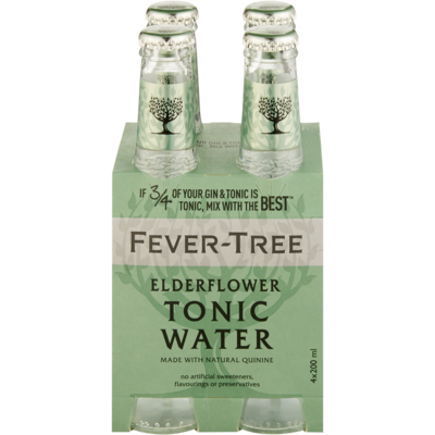 Fever-Tree Eau Tonique à la Fleur de Sureau 200 ml, 3,65 $/100ml