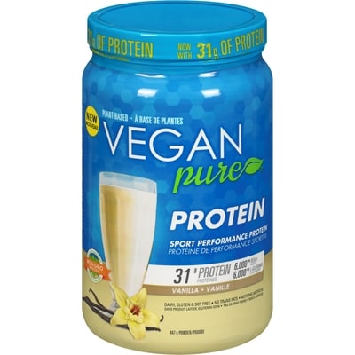 Vegan Pure Sport Protein, Vanilla 447 g, $6.71/100g