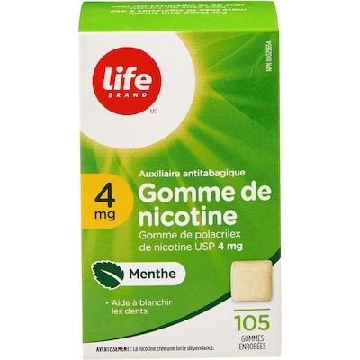 Mint Nicotine Gum 4 mg 105 Chewing Gums