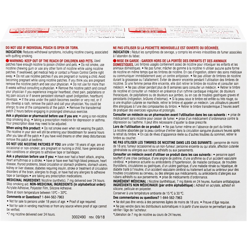 Step 3 Transdermal Nicotine Patch Stop Smoking Aid