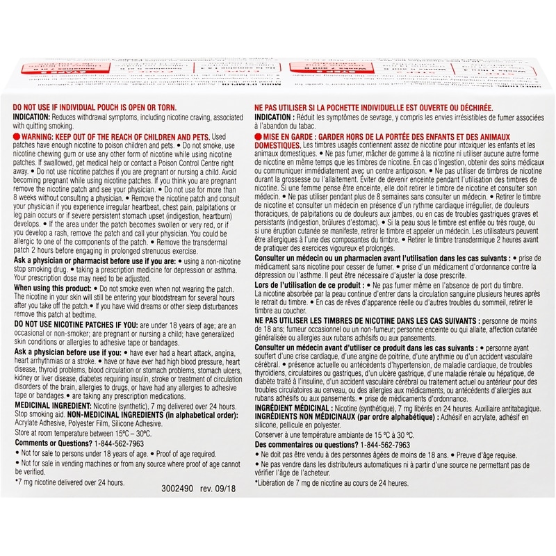 Step 3 Transdermal Nicotine Patch Stop Smoking Aid