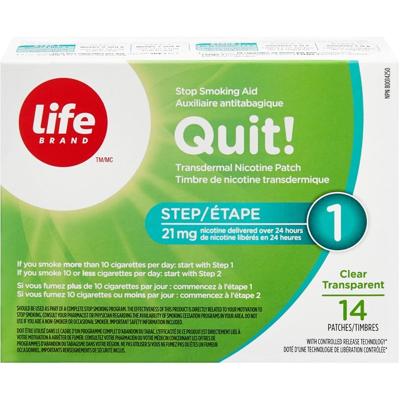 Transdermal Nicotine Patch 14 Patches