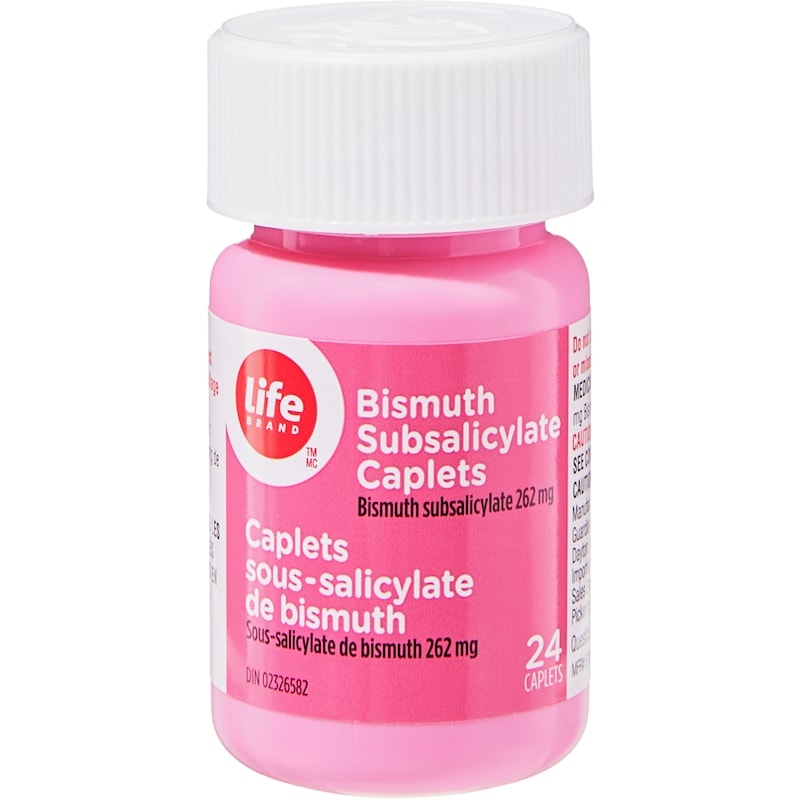 Bismuth Subsalicylate 262 mg 24 Caplets