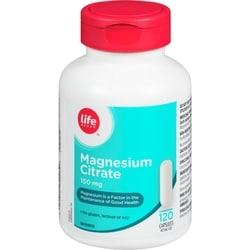 Life Brand Magnesium Citrate 120 ea, $0.08/1ea