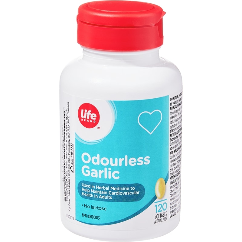 Odourless Garlic 120 Softgels