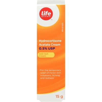 Life Brand Hydrocortisone 0.5% Cream 15 g, $0.30/1ea