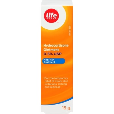Life Brand Hydrocortisone 0.5%  15 g, $26.60/100g