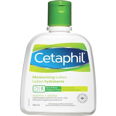 Cetaphil Lotion Hydratante Peau Sèche à Normale, Sensible  250 ml, 0,04 $/1ch
