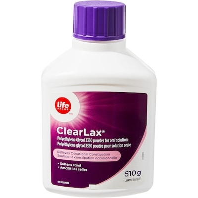 Life Brand ClearLax 510 g, $0.03/1ea