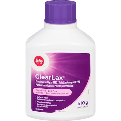 Life ClearLax 510 g, 0,03 $/1ch