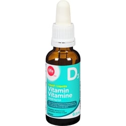 Life Vitamine D liquide 1 000 UI, 25 ml 25 ml, 0,27 $/1ch