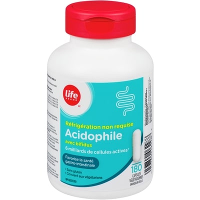 Life LB ACIDOPHILUS 180 ea, 0,10 $/1ch