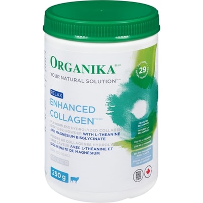 Organika Poudre Enhanced Collagen Relaxer 250 g, 17,60 $/100g