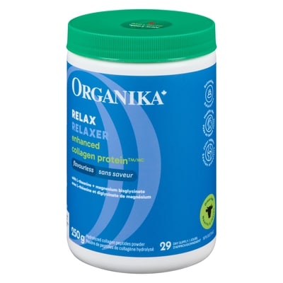 Organika Poudre Enhanced Collagen Relaxer 250 g, 17,60 $/100g